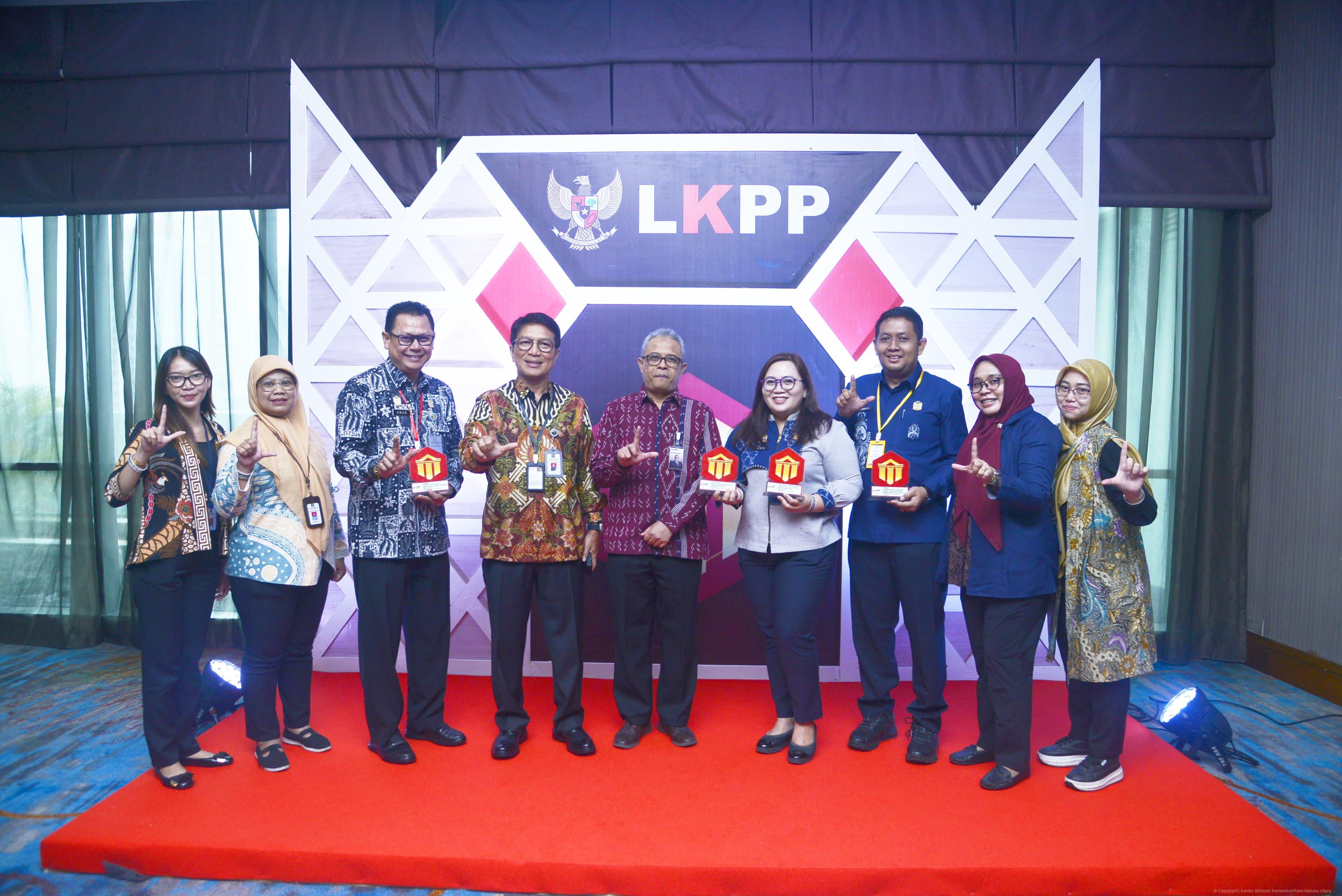 Borong Penghargaan dari LKPP, Kemenkumham Terus Tingkatkan Kualitas Pengadaan Barang/Jasa