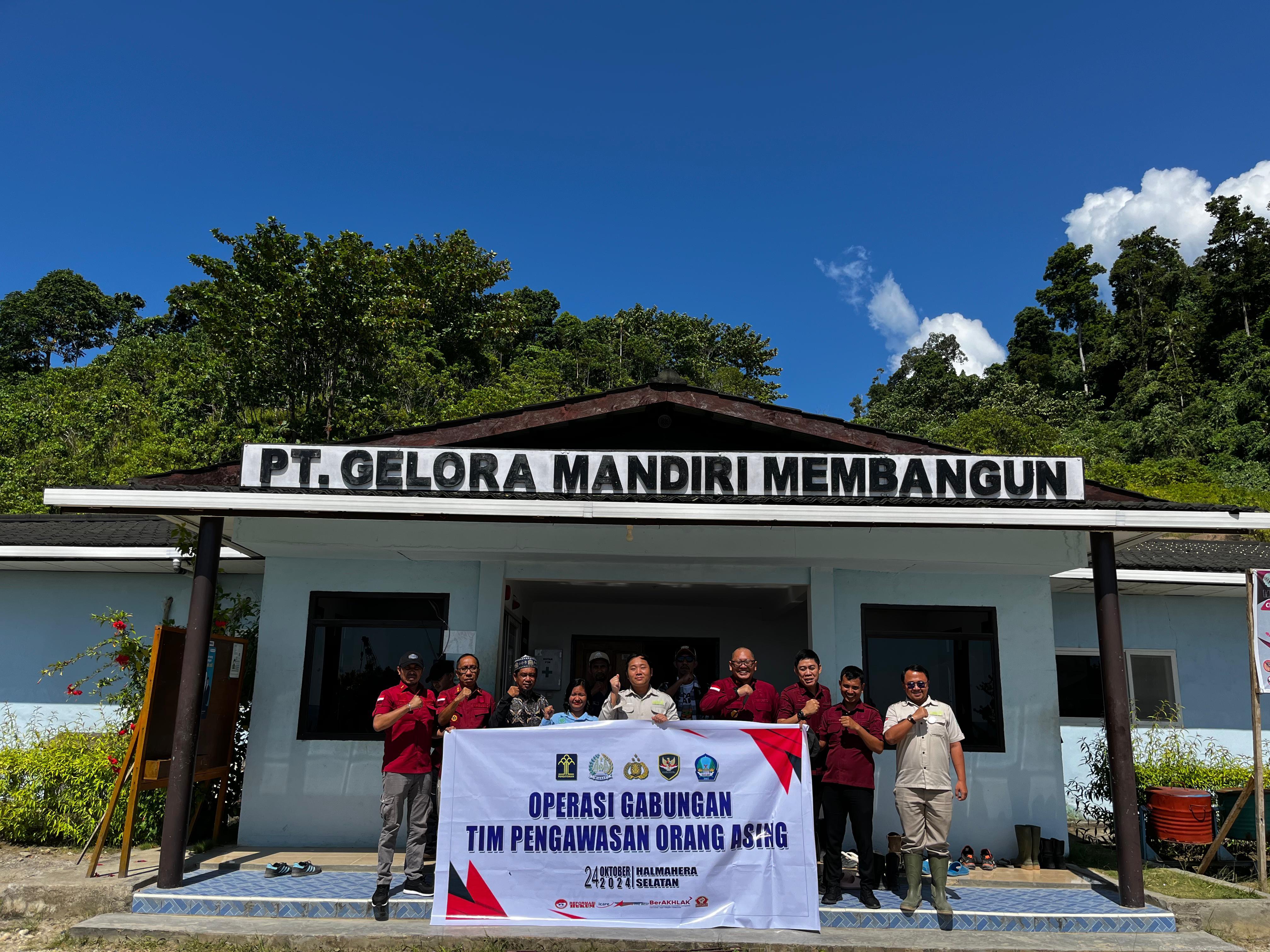 Operasi Gabungan, Timpora Kemenkumham Malut Himpun Data WNA di Perusahaan Sawit Halsel