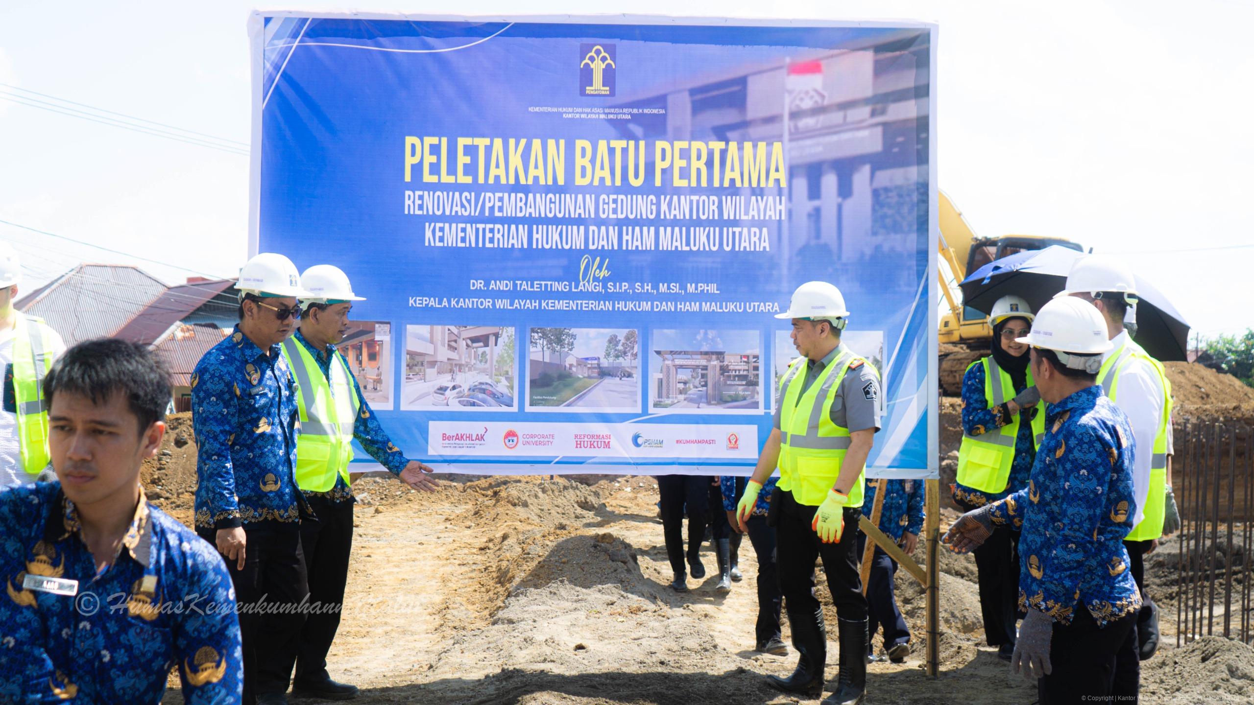 Groundbreaking Tahap I Gedung Kanwil, Kakanwil: Aksi Nyata Tumbuhkan Kualitas Pelayanan