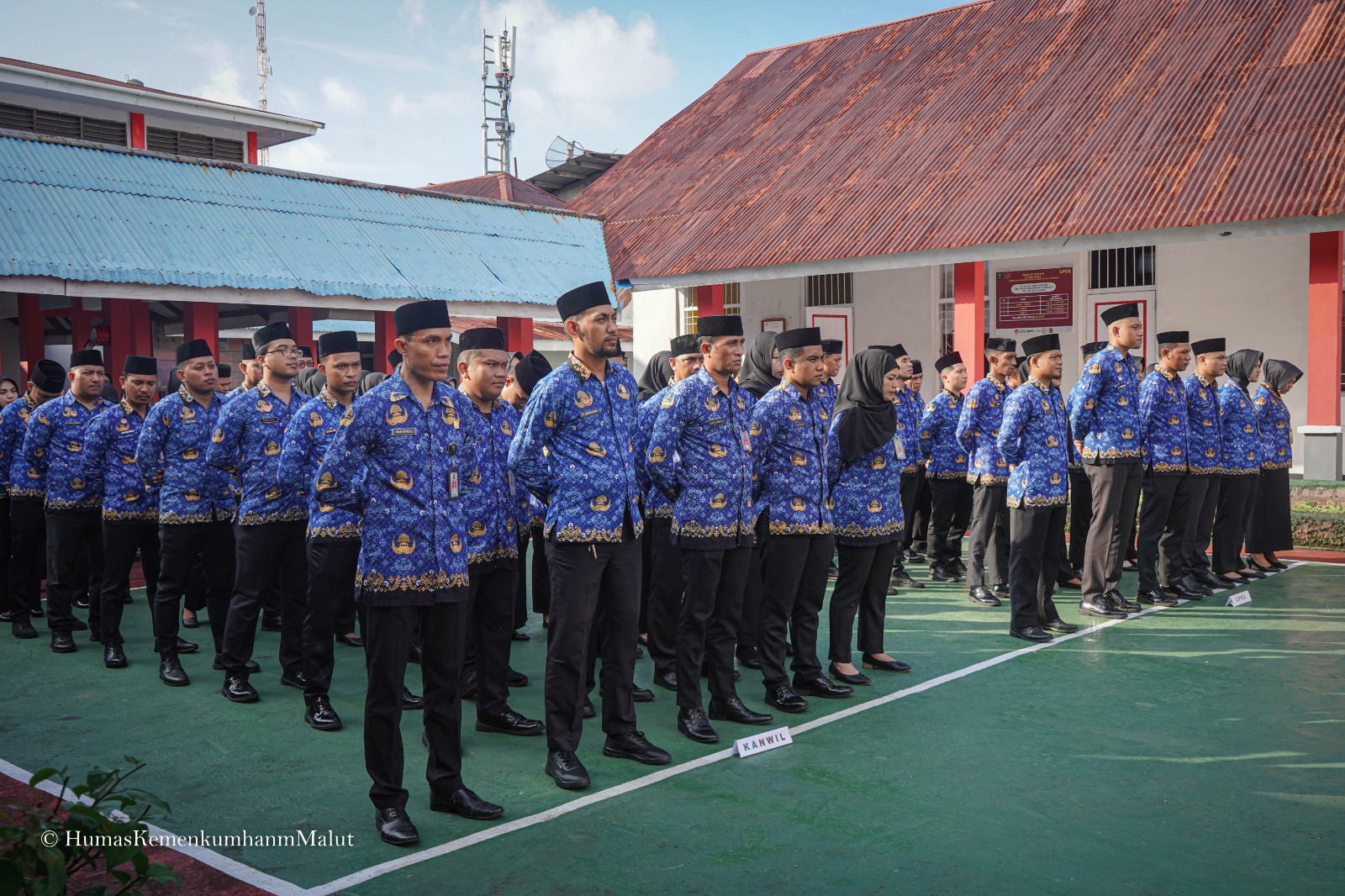 Kanwil Kemenkumham Malut Peringati Hari Kebangkitan Nasional ke-116 dengan Upacara Bendera